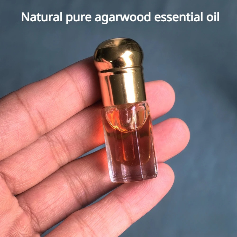 Sandalwood Perfume Oil - Huile Essentielle Naturelle Pure d'Agarwood Classe