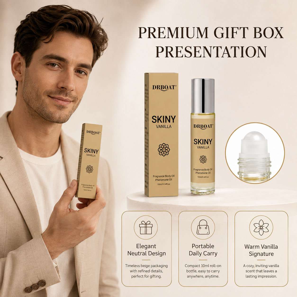 Huile parfumée en roll-on pour - Perfume Fragrance For Men avis et prix
