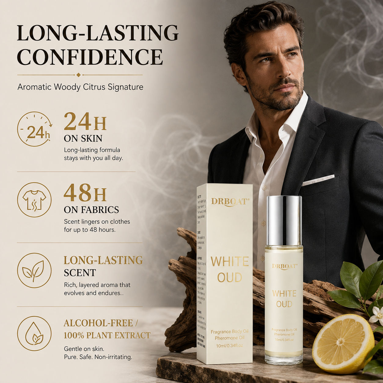 Parfum en roll-on pour hommes, - Perfume Fragrance For Men avis et prix