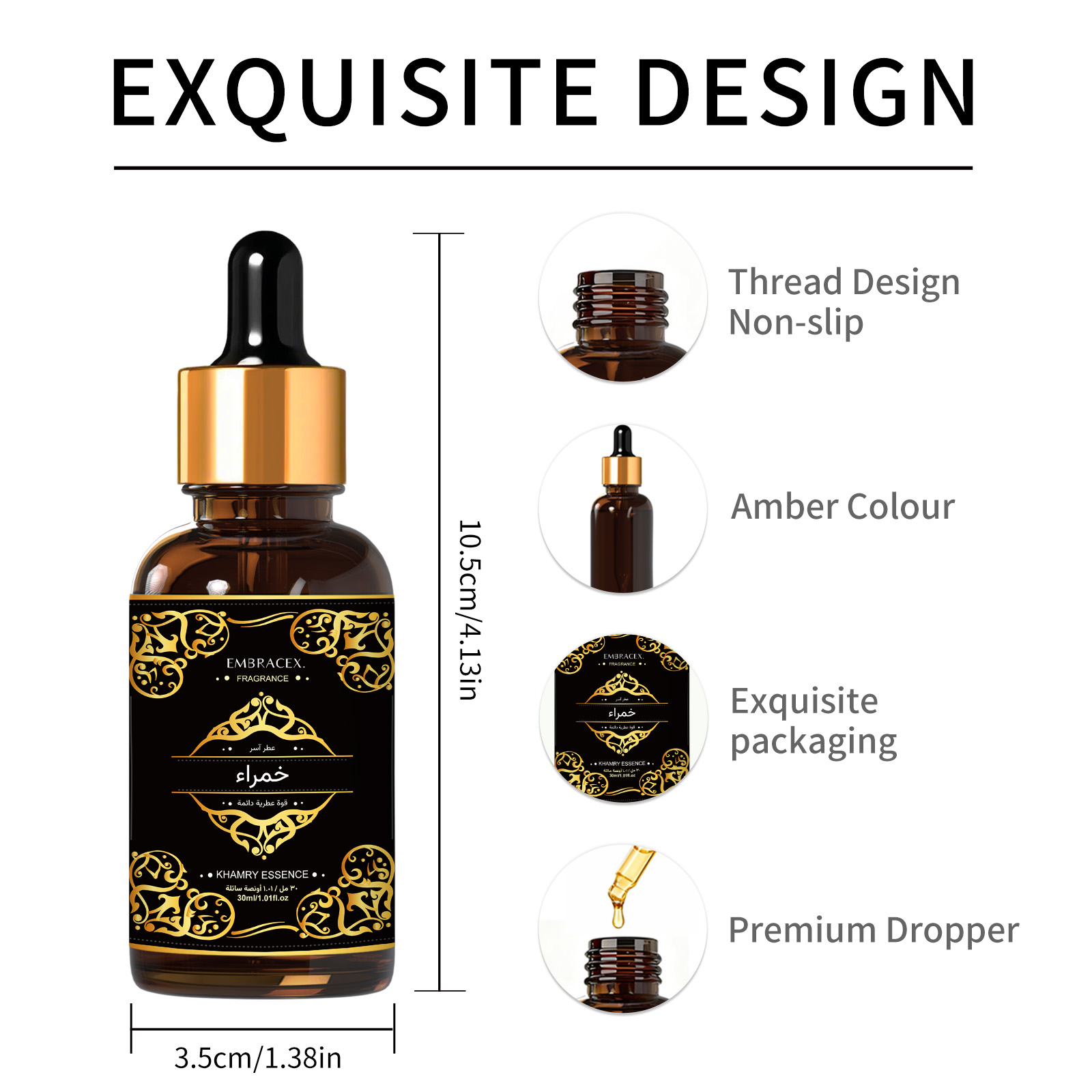 30ml d'huiles parfumées Khamry - Sandalwood Perfume Oil avis et prix